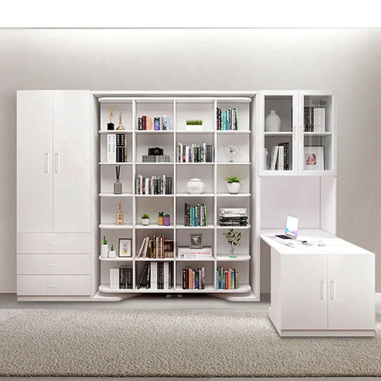 Latest Innovative Design Furniture Swivel Rotated Folding Wall Beds Murphy Beds