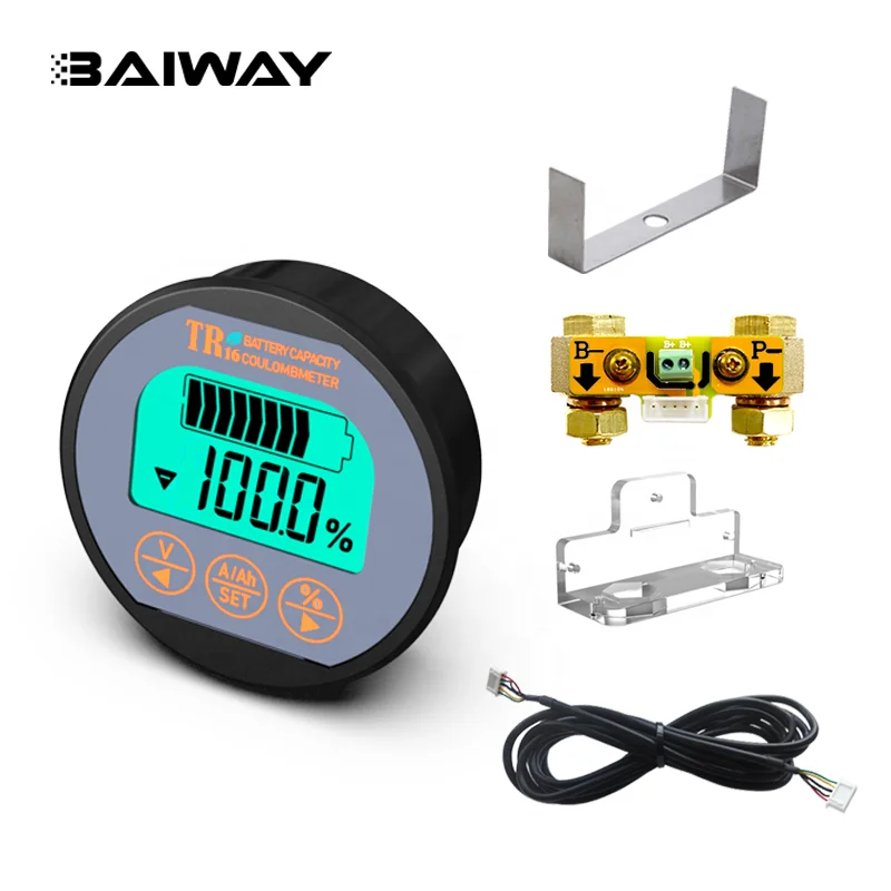 Universal LCD Car Battery Level Capacity Indicator