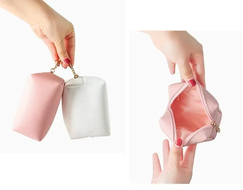 Custom Fashion PU Makeup Bag Large Capacity Travel Storage Makeup Bag Storage Bag preview 5
