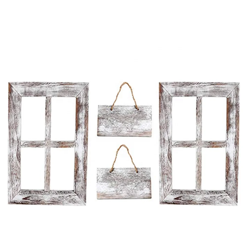 Vintage Hand Crafted Wood Pane Rustic Window Frames Home Wooden Wall Decor Buy Wholesale Wood Wall Decoratives For Living Room Fashionable Art Minds Wood Frame Decoration Romantic Bedroom Wall Decorative Product On Alibaba Com