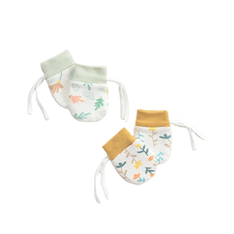 Детские варежки с защитой от царапин хлопковые и детские для новорожденных изготовленные на заказ