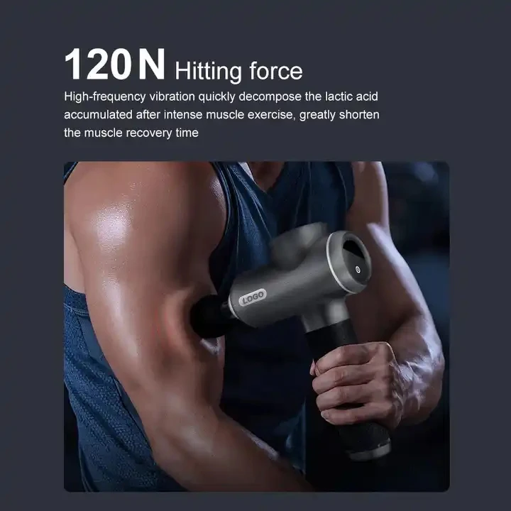 New Arrival Professional Smart Powerfull Body Massager Handheld Gym Sport Massage Gun
