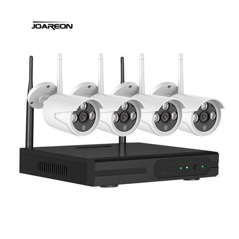 ⭐️未使用⭐️4CH WIFI NVR KITS 防犯カメラ 10インチモニター付き高品質3MP 4ch Wifi nvrキット4個のcctv