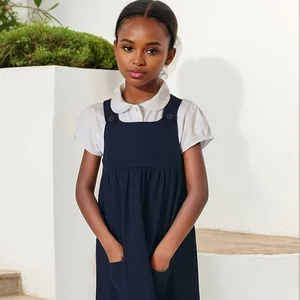 Custom Girls' Roman-Style School Uniform Dress Bulk Order, 50+ Colors, 7-Day Sample | in Stock | OEM Factory Foshan