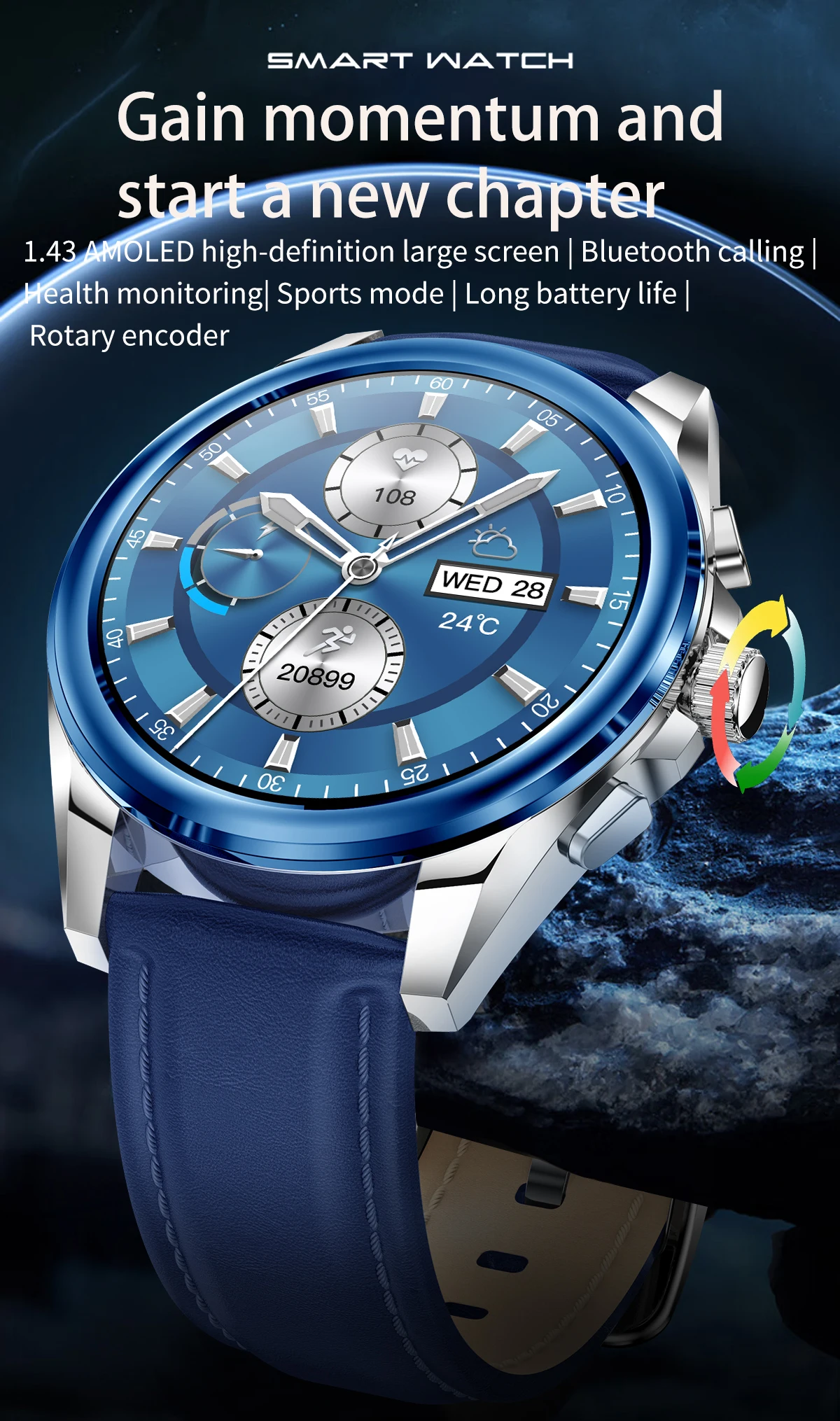 Welcome OEM Order, Factory Whole Selling 2025 Kc83 Sport Smart Watch 1.43inch Amoled 10m Waterproof Ai Voice Assistant Bt Calling Relojes Smartwatch For Men - Buy Kc83 Smartwatch amoled Smart Watch 10m Waterproof Smartwatch