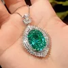 Colgante Nido de Pájaro Chepala Verde con Cadena