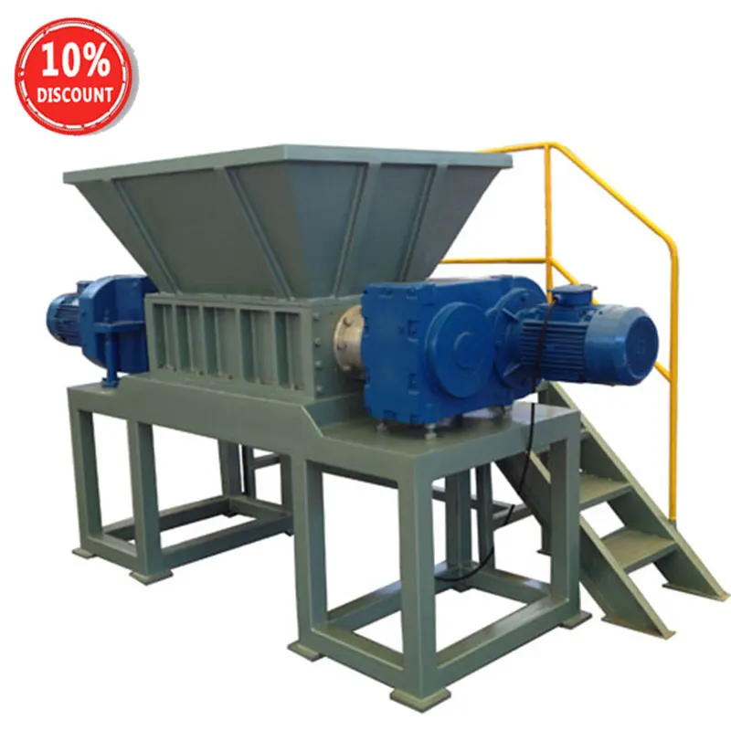 Shredder Wood Tree Branch Cutting Machine Plywood Waste Wood Block Pallet Used Wood Chipper Shredder for Sale