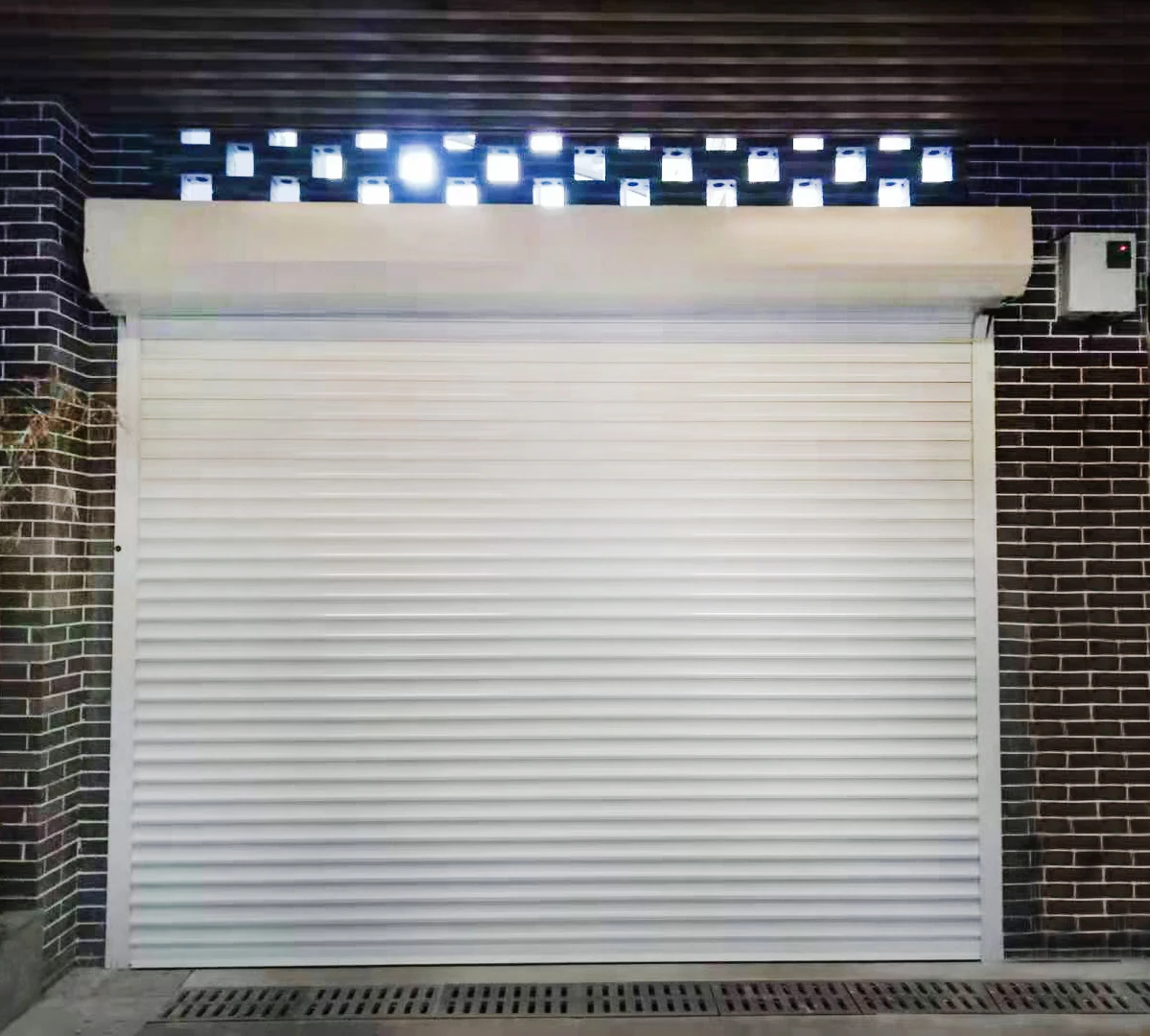 Automatic Windproof Roller Shutter Door Warehouse Roll up Garage Door