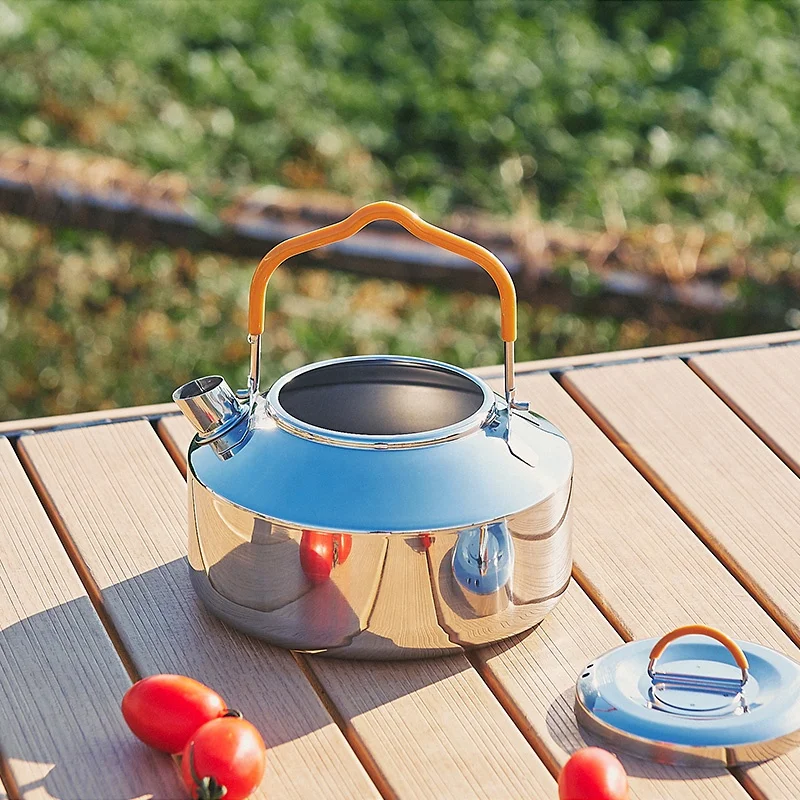 Hot Sale Portable Stainless Steel Camping Kettle 0.8l Lightweight