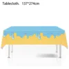 blue tablecloth(137*274cm)*1 pcs