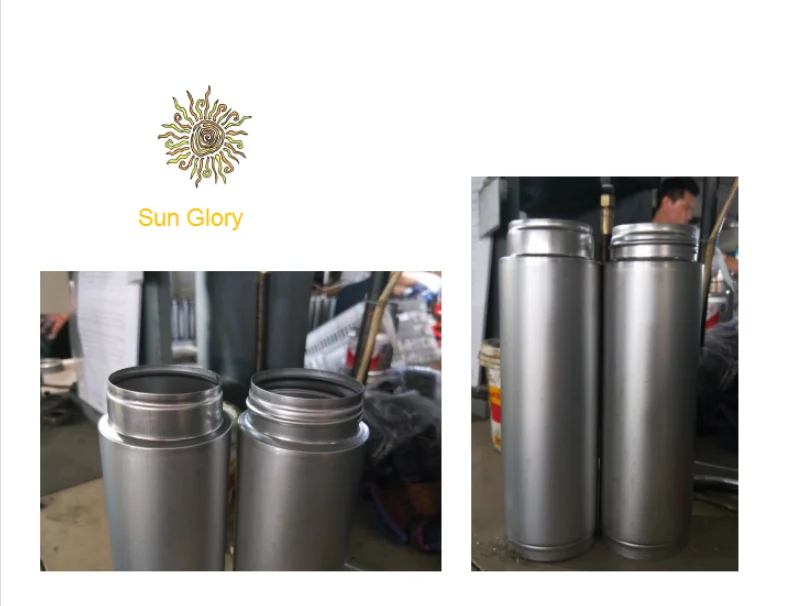2 Stations CNC Threading Machine Metal  Bottle Production Line Flask Machine Stainless Steel Water Bottle Making Machine