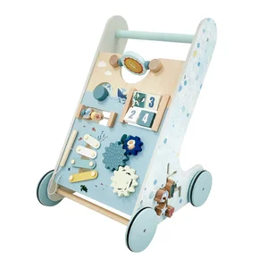 EDULAND Baby Walker Wooden Ocean Themed for Unisex Kids 3-Year-Old Multifunctional Induction Educational Toy Manufacturer