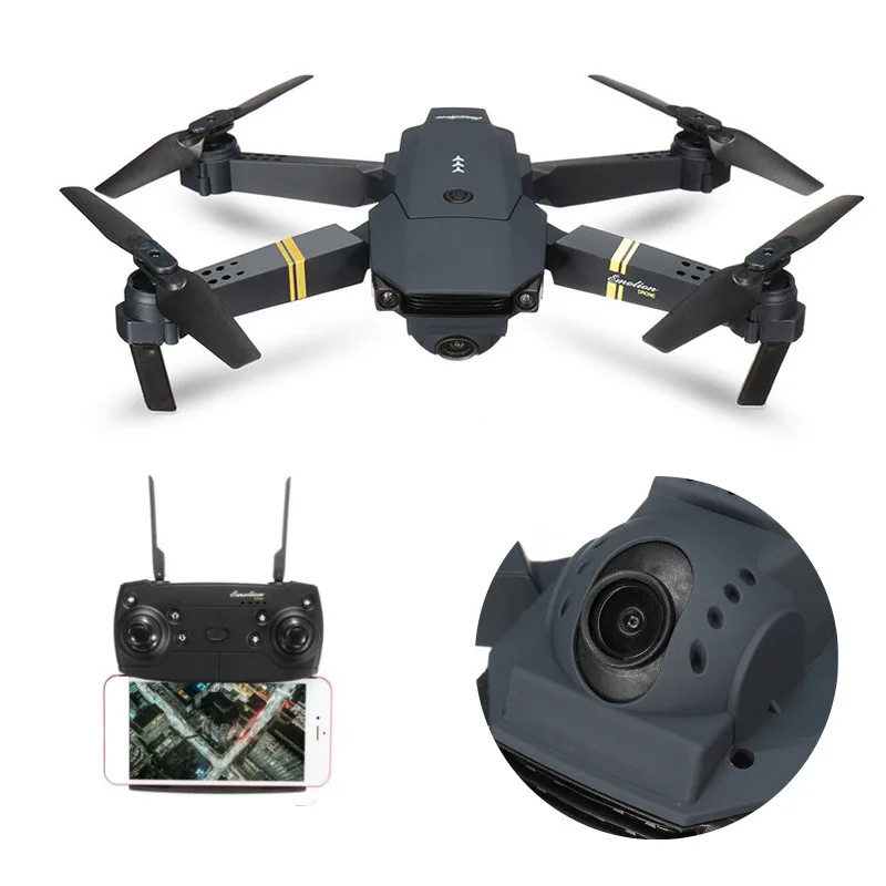 hat indebære hvid Wholesale E58 WIFI FPV With Wide Angle HD 1080P/720P/480P Camera Hight Hold  Mode Foldable Arm RC Quadcopter Drone X Pro RTF Drone From m.alibaba.com