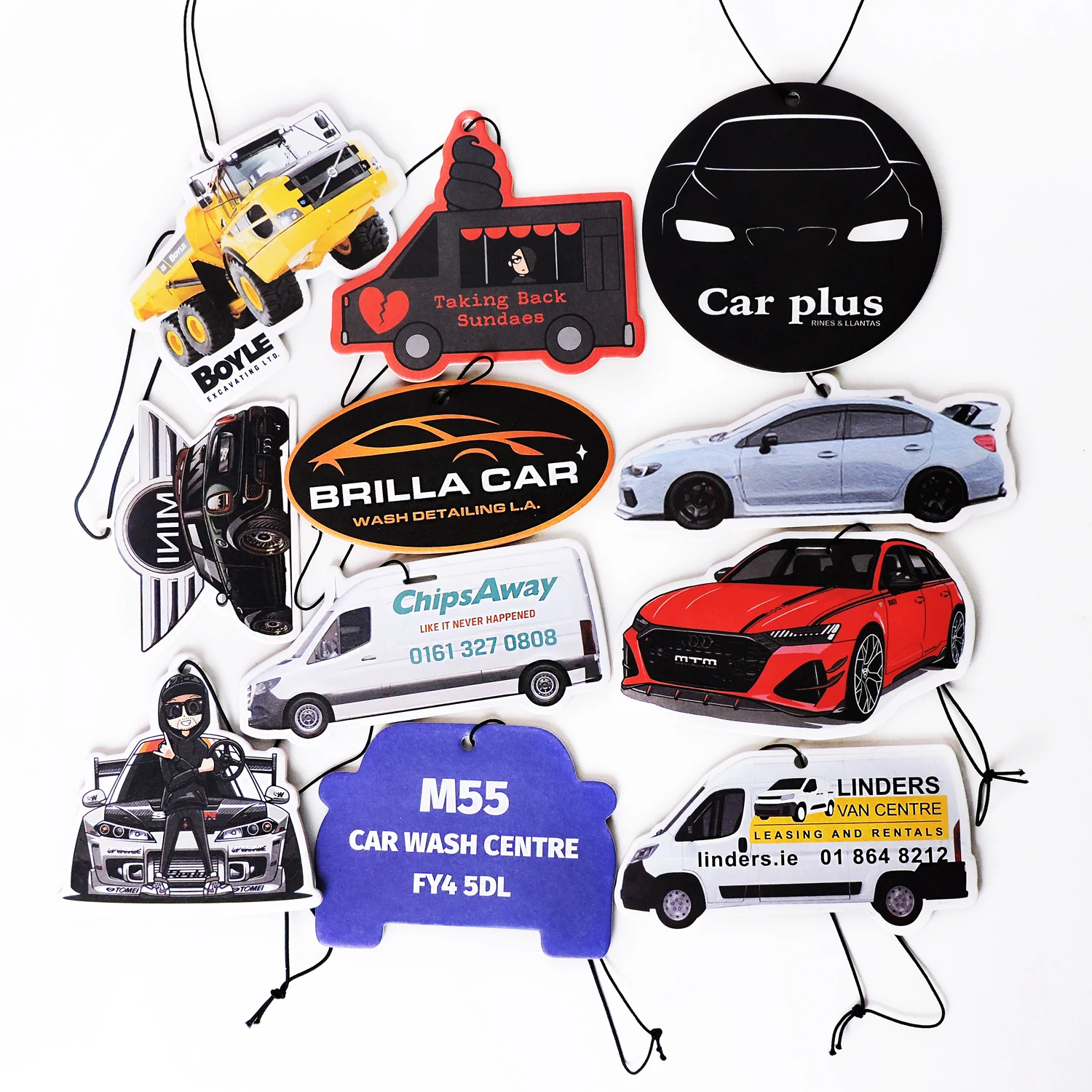 Personalised Car Air Freshener People