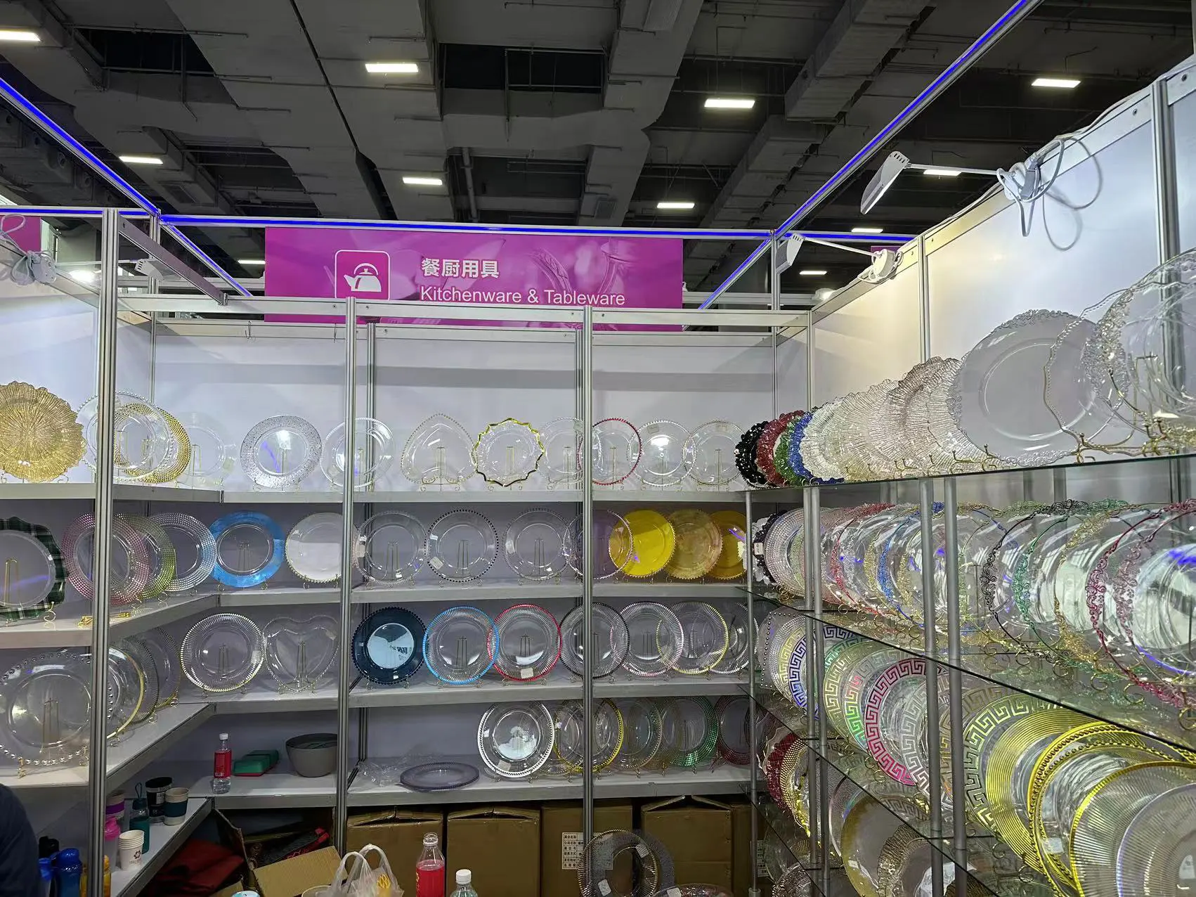 13" Clear Acrylic Plastic Charger Plates For Wedding Hotel Party