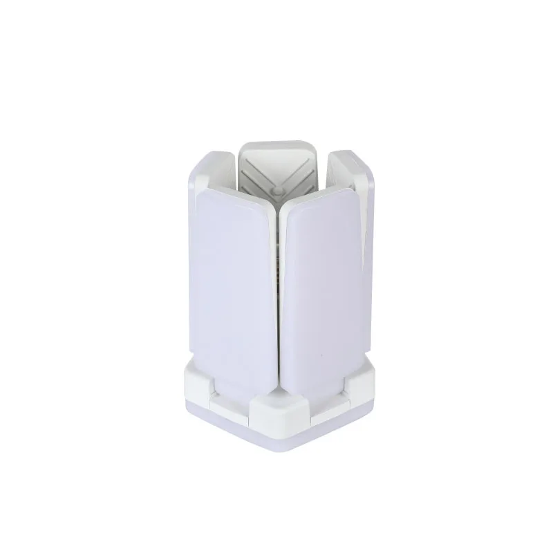 28W Deformable Fan Shape High Bright LED Bulb in White - A powerful and efficient LED lighting solution for home and commercial use. Package contains 1 LED bulb made of durable plastic with built-in protection against overcharge, short circuits, and over-temperature. Ideal for indoor lighting in homes, hotels, offices, hospitals, schools, factories, and more