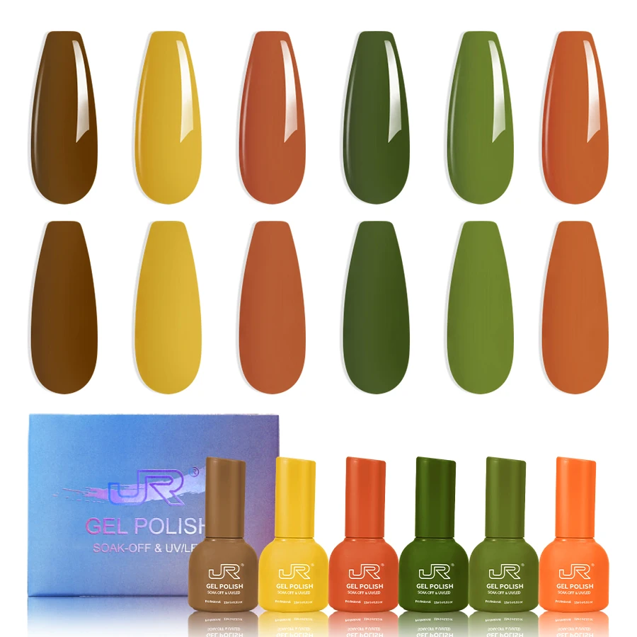 beauty products for women 120 Colors JR Nail Polish Private Label UV Gel 15ml Soak off Gel Polish kit nails supplies salon