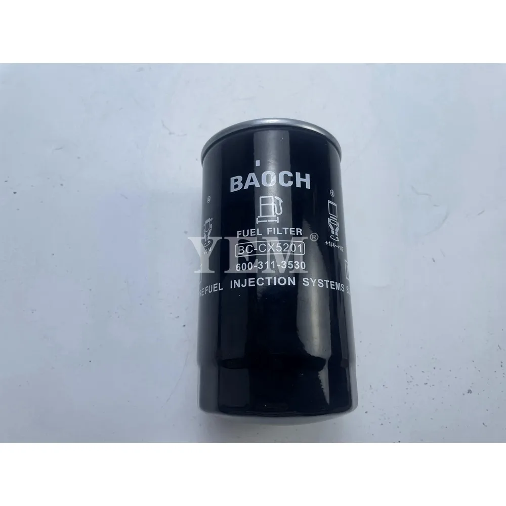 For Yanmar 4JH110 Fuel Filter Element 129A0055800 Excavator Engine Parts 6