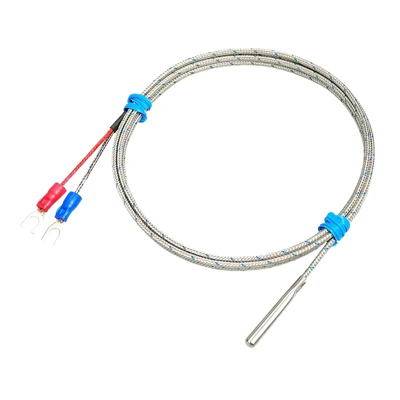 ODM/OEM Simple Screw Hot Runner Temperature Sensor 4 * 40mm K/E Thermocouple PT100 Thermistor Temperature Measurement Probe