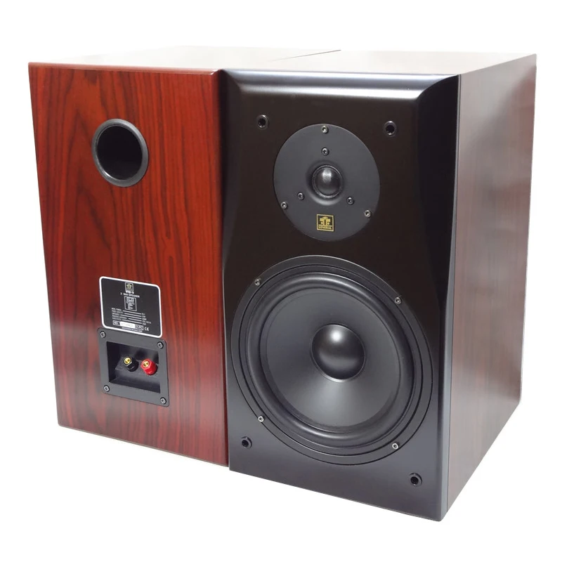 Inch Bookshelf Speaker Amplifier 2-way Frequency Hifi LoudSpeaker Wooden  Audiophile Home Theater Audio System Sound Speaker