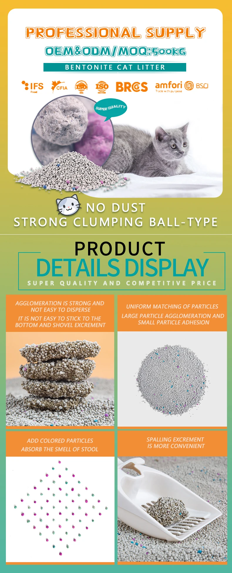 High Broken Kitty Sand Litter Bentonite Active Carbon Cat Litter Buy