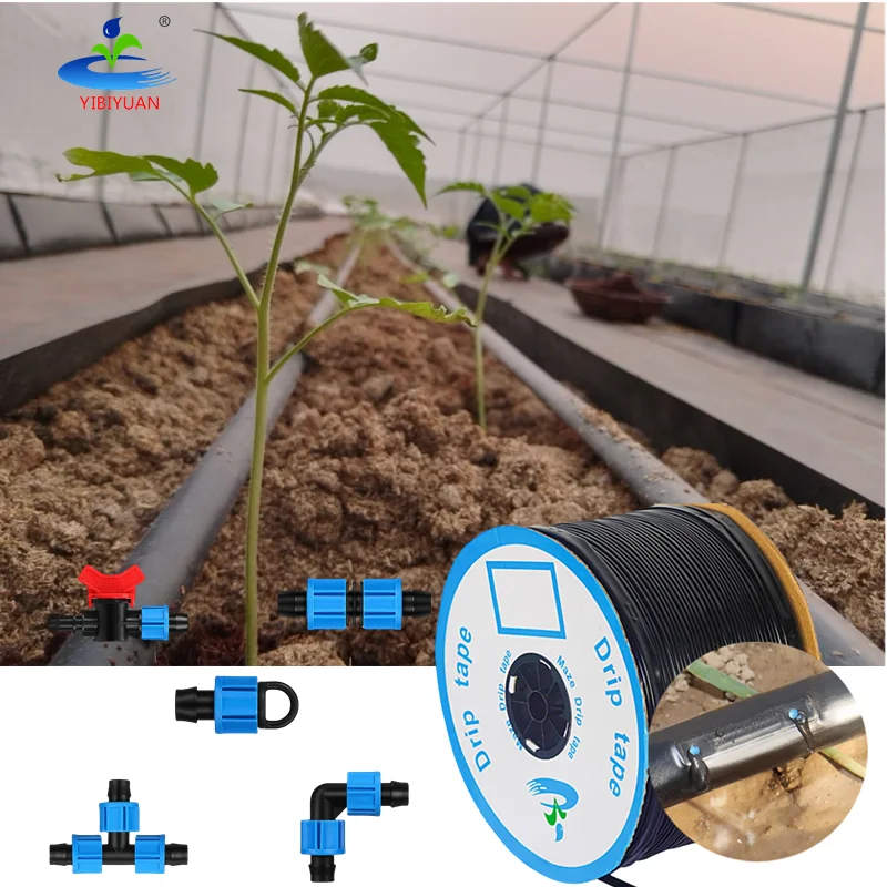 Drip Tape Irrigation System for Farms Ala Gocciolante Da 16 mm Morbida Con Fori Ogni 20 cm 2000 Meters Drip Irrigation