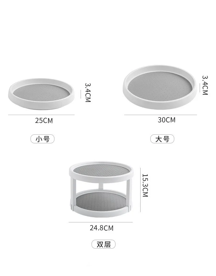 Wholesale Rotatable Kitchen Storage Rack Large Capacity Household