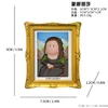 Mona lisa photo frame fridge magnet decorative piece
