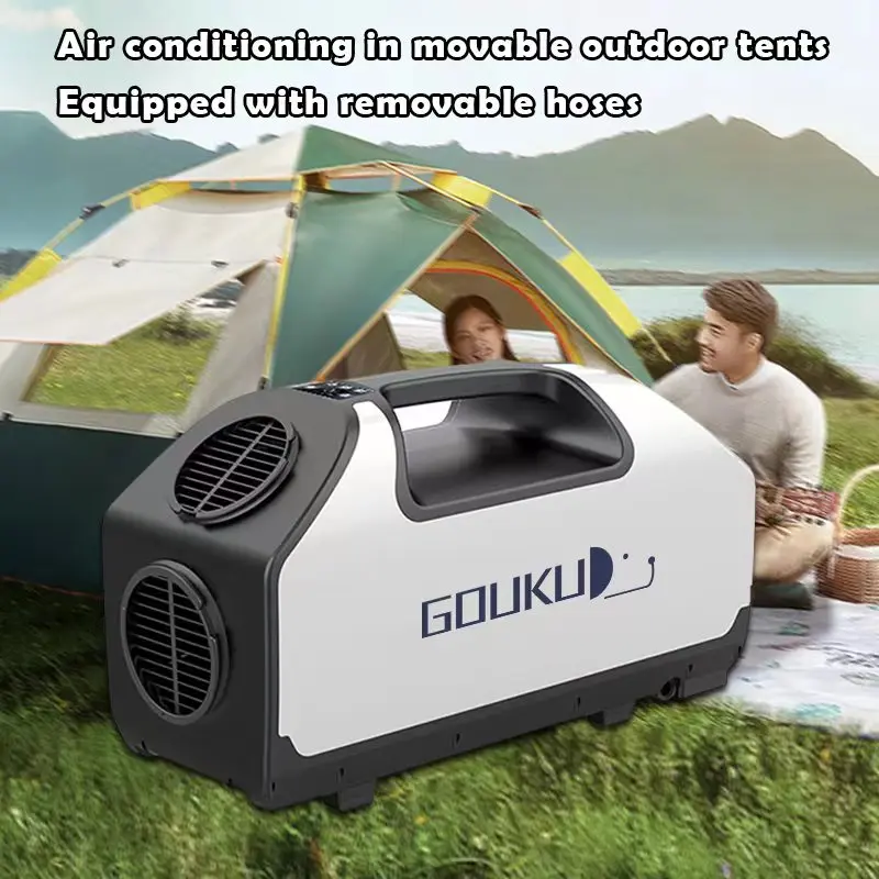Goku Tent Air Conditioner, DC24V, 700W cooling