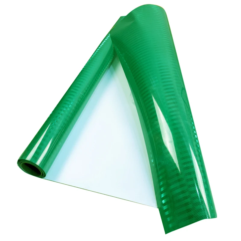 3HAO PET EGP UV-Printable Microprismatic Reflective Vinyl Sheeting Roll Safety Reflective Material for Traffic Sticker Signs
