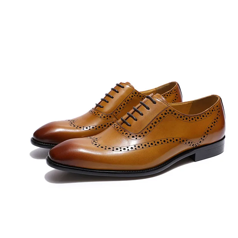 2021 New Trend Fashion Black Brown Lace up Men's Formal Dress Leather Shoes for Wedding Party 2021 New Trend Fashion Black Brown Lace up Men's Formal Dress Leather Shoes for Wedding Party