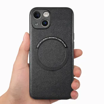 Factory mobile phone case  Magnetic solid color Phone Covers wholesale protective case