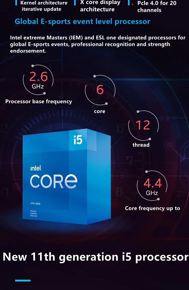 11th Generation Core I5-11600k Boxed Cpu Processor 6-core 12 Thread ...