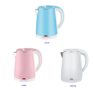 Sutai Cordless Base Electric Kettle 2L Double Wall Kettle for Home Appliance