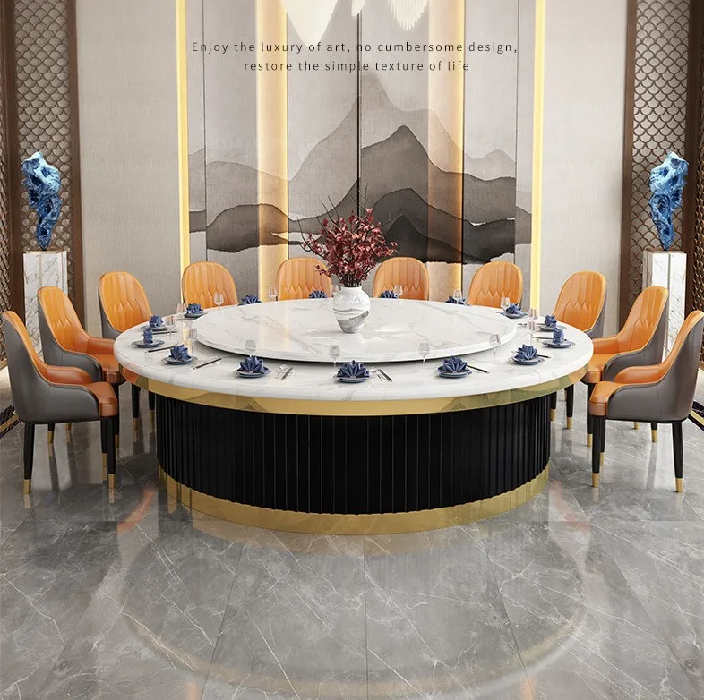 Concrete Dining Table Set Arrival 12 Seater Royal Round Marble New Home Furniture Dining Chair Modern 7 Days