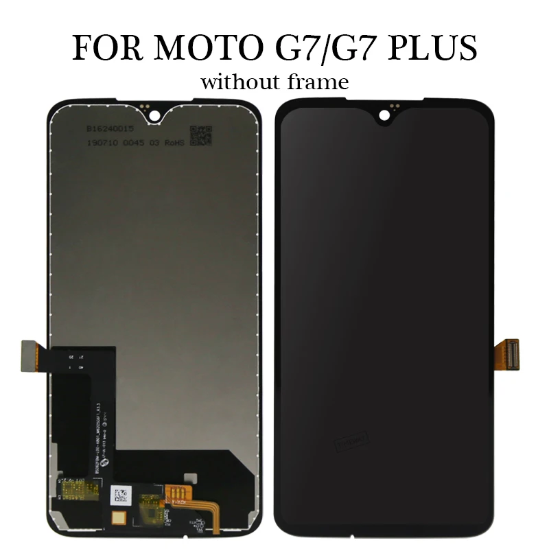 LCD For Motorola G7 LCD Display with Digitizer Touch Screen Assembly For  Moto G7 Plus LCD Screen Display