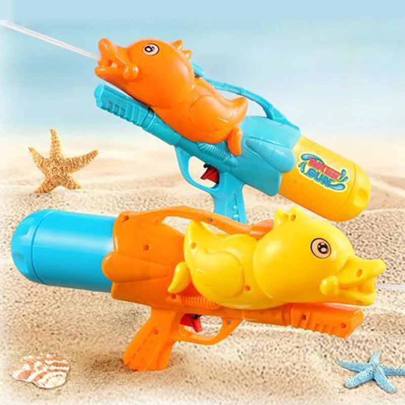 夏の屋外キッズ漫画ワニ水鉄砲おもちゃプル型動物水鉄砲ビーチ水遊び