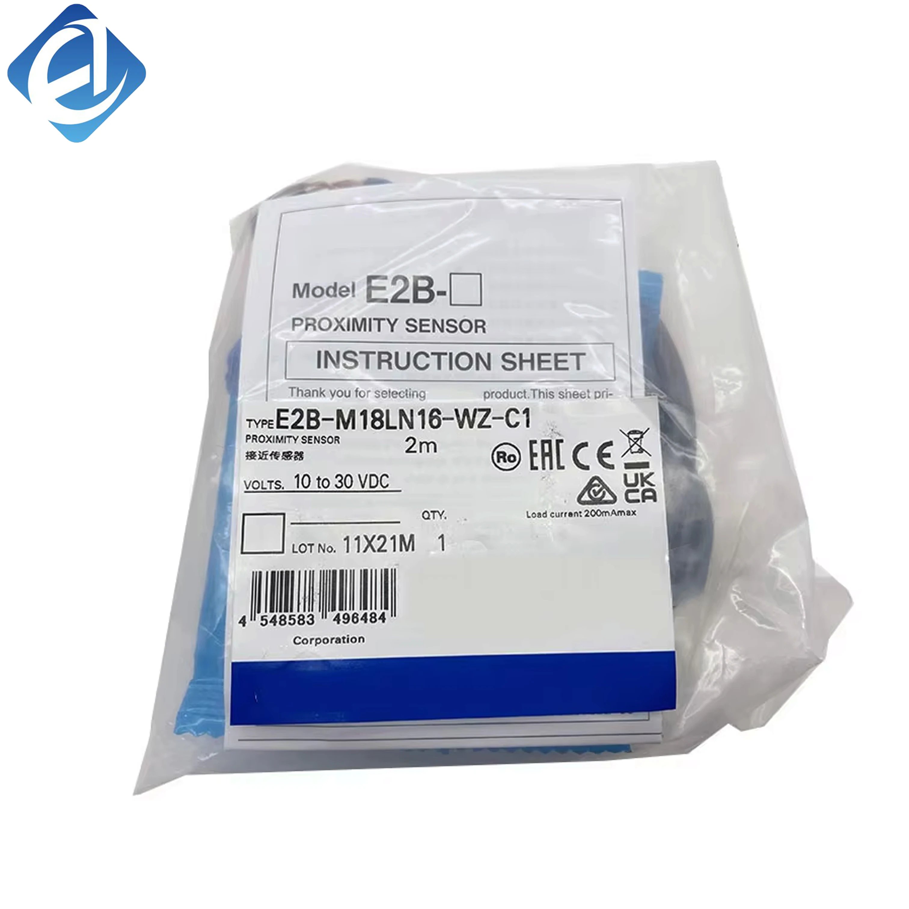 নতুন মূল E2B-M18LN16-WZ-C1 ওম্রন E2B সিরিজ ইনডাক্টিভ প্রোক্সিমিটি সেন্সর, যা শিল্প স্বয়ংক্রিয়করণ লাইনে ধাতু বস্তু সনাক্তকরণ, সীমা অবস্থান নির্ধারণ এবং কাজের টুকরো গণনায় ব্যবহৃত হয়।