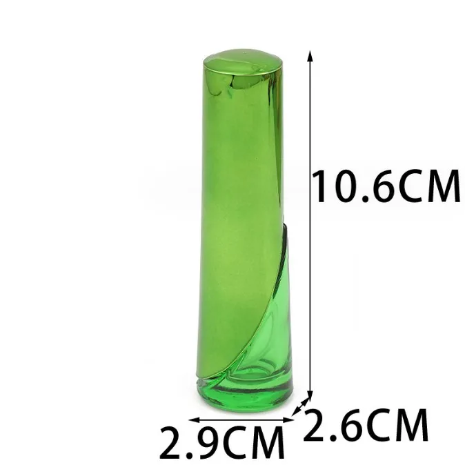 small sample glass perfume bottle 12ML spray small empty bottle portable colorful screw type glass bottle factory