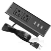 Noir-2 * prises AC + 3 * USB-A-US