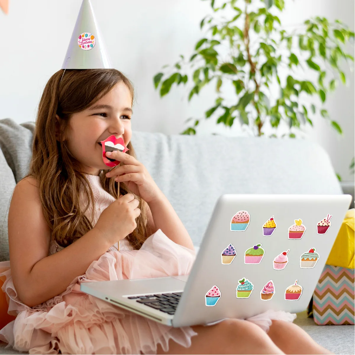 24 Fogli Di Adesivi Fai-da-te Per Bambini – Crea Facce E Personaggi, Attività Creativa Per Feste Di Compleanno E Sacchetti Regalo - 2