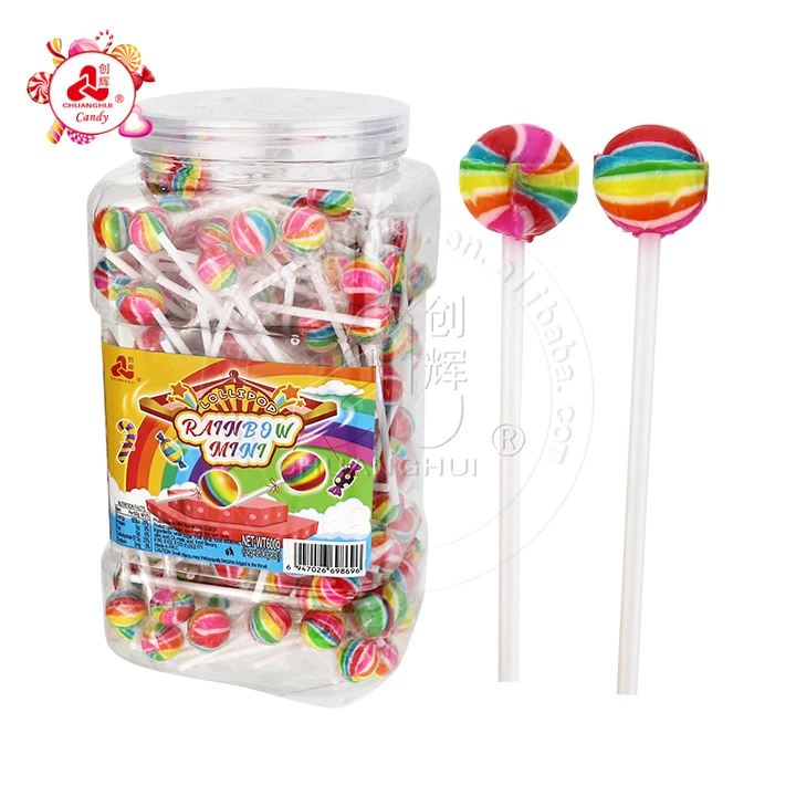 Rainbow lollipop