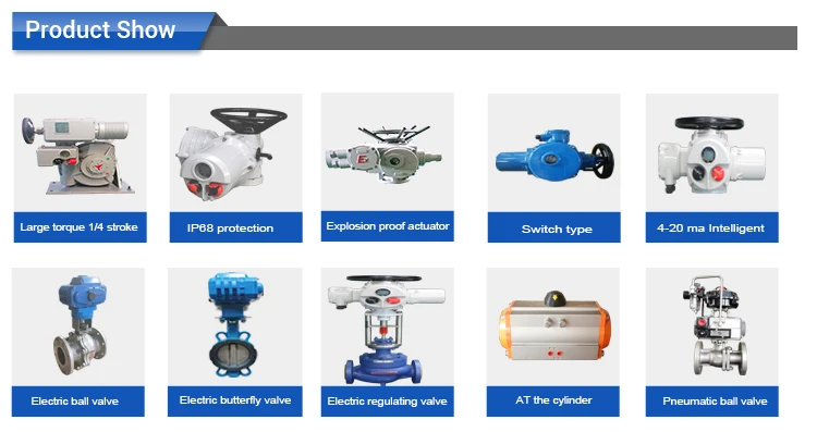 380v Outdoor Electric Gate Valve Actuator 4-20ma Intelligent Control ...