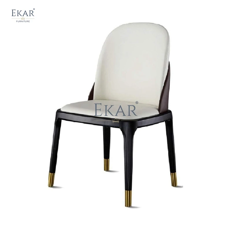 Modern Dining Chair with Upholstered Seat for Stylish Dining Rooms