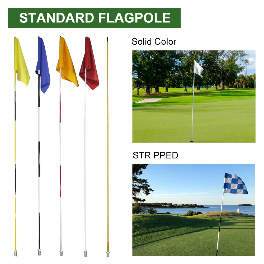 Cheap Golf Putting Green Flags Mini Golf Flags Golf Pole and Flag Set with Customized logo