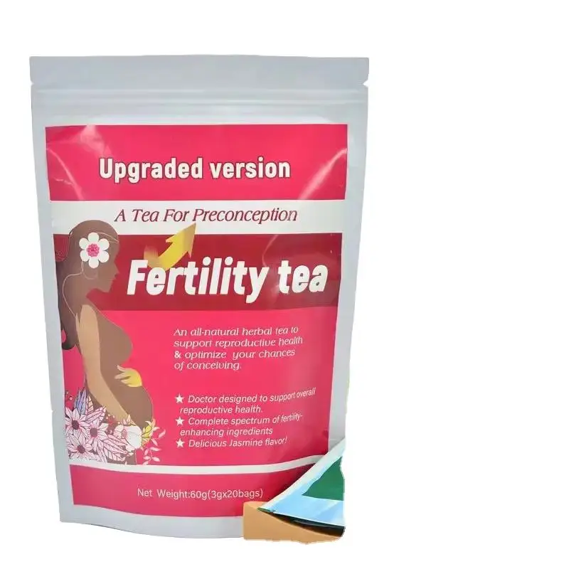 OEM Private Label Detox fertility Natural Ingredients Womb tea Regulating hormones replenishing female fertility tea manufacture