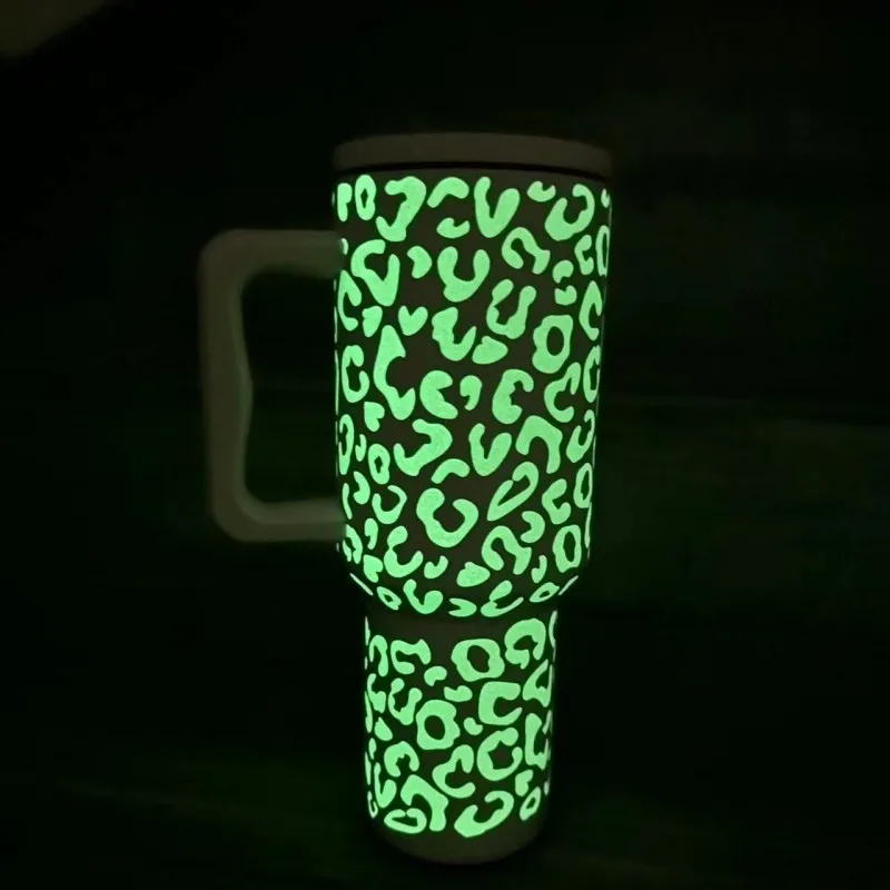 2024 Simple Moders 40oz Glow Leopard Coffee Cup Double Wall Travel Mug 