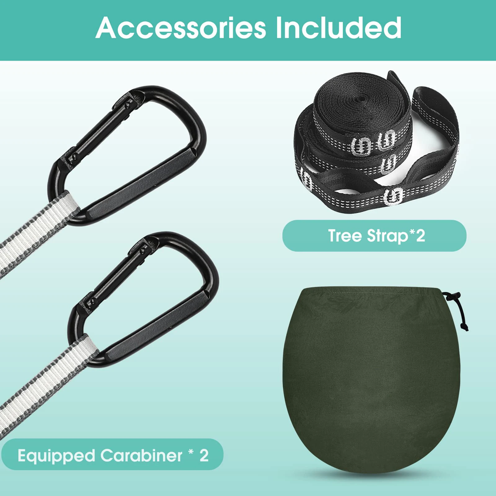 Туристический Легкий Гамак на 2 человек, компактный Веревочный Гамак с москитной сеткой