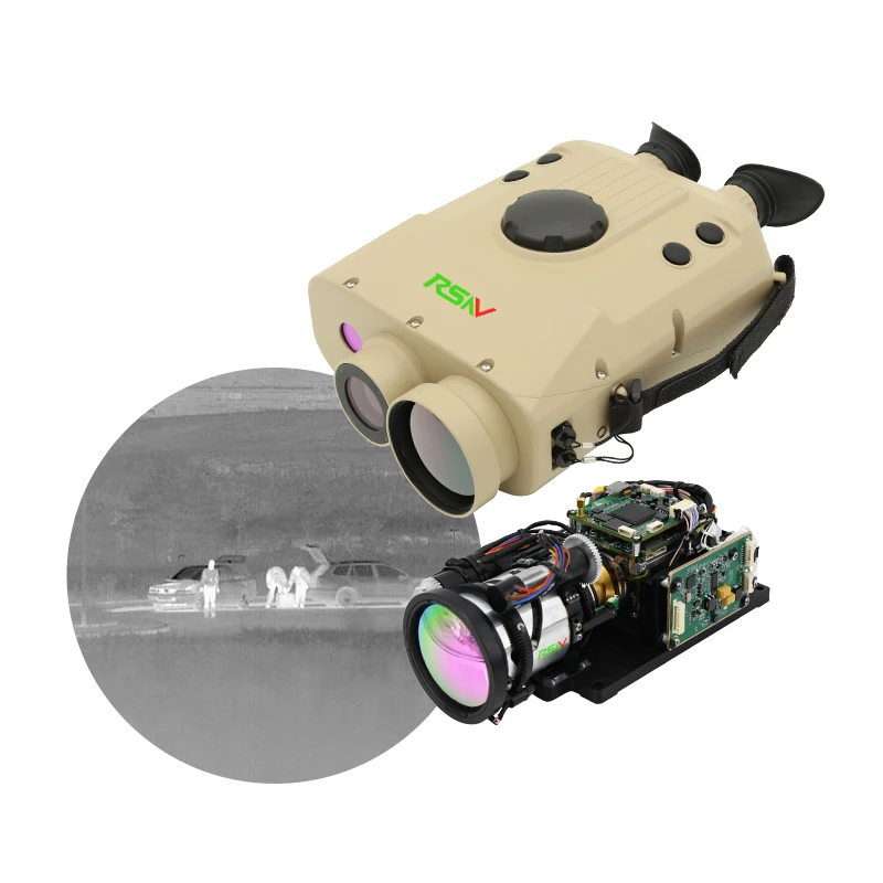 RSNV High Resolution 640X512 Long Range Handheld Khaki Cooled C640 Infrared Thermal Imager Detector Camera