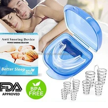 Anti Snoring Mouth Guard Teeth Grinding Bruxism Sleeping Aid Night Guard Nasal Dilators Anti Snore Nose Clips Snoring Devices
